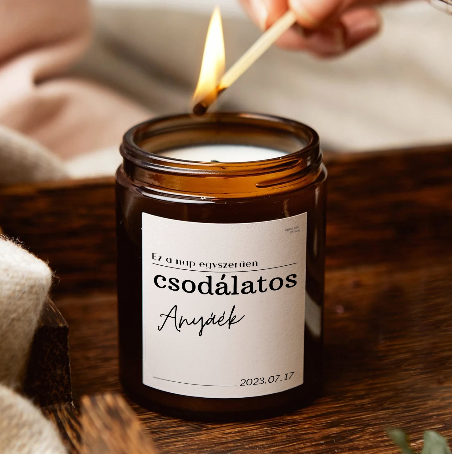 A "Nagy" nap alkalmából / Anya üdvözletével