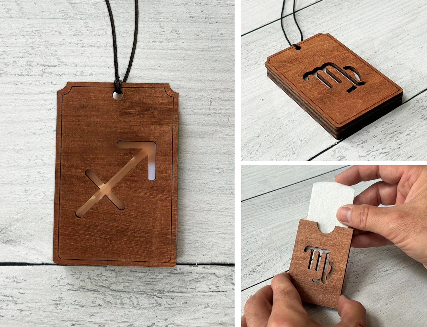 Egyedi Autós illatosító HOROSZKÓP (SKORPIÓ)