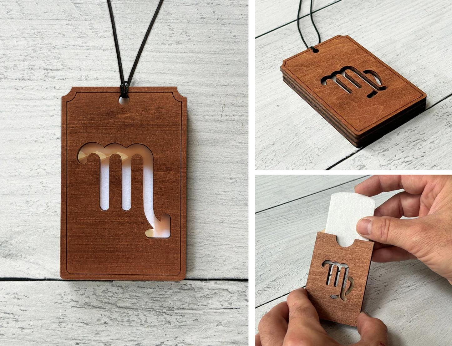 Egyedi Autós illatosító HOROSZKÓP (SKORPIÓ)