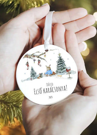 Első karácsonyom - Fiú nyuszival