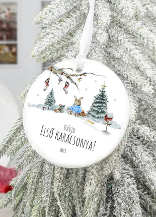 Első karácsonyom - Fiú nyuszival