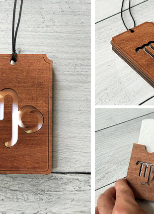 Egyedi Autós illatosító HOROSZKÓP (SZŰZ)