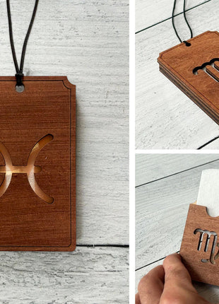 Egyedi Autós illatosító HOROSZKÓP (SZŰZ)