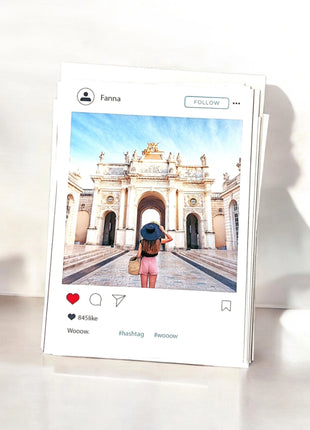 Instagram poszt stílusú emlékmágnes