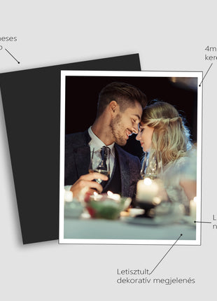 Esküvői emlékmágnes 10db-tól