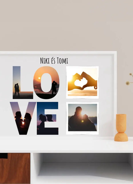 LOVE 6db-os fotókollázs